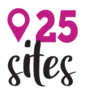 25 sites