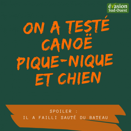 2025 Article 5 - canoë, pique-nique et chien